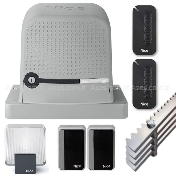 Nice Robus 400 Yana Kayar Kapı Motoru (Kit Ürün)