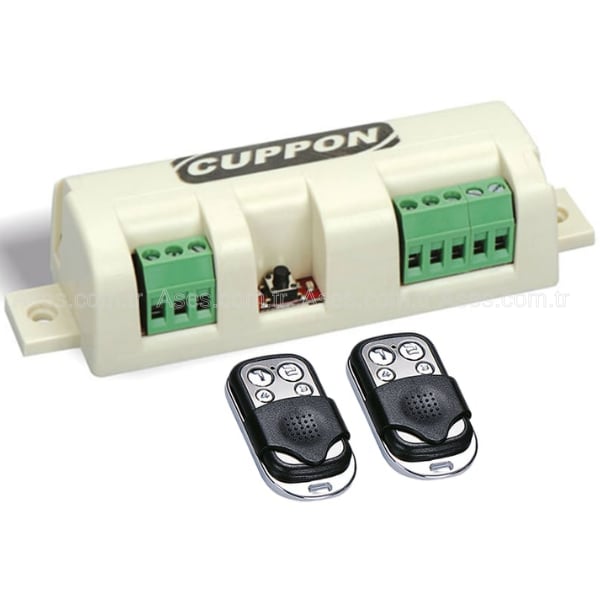 Cuppon Otomatik Kepenk Alıcısı+2 Adet 4B Kanallı Kumanda (SN32-ST 220V)