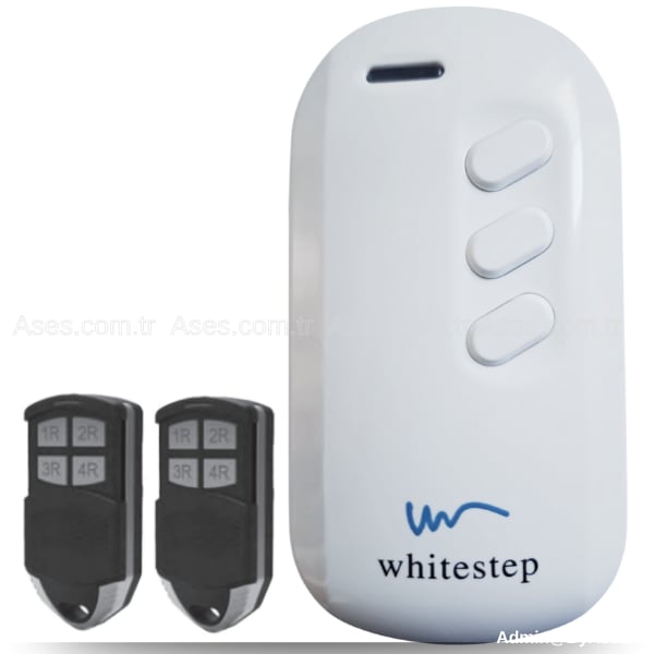 White Step Kepenk Alıcısı +4 Kanallı 2 Kumanda